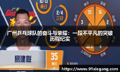 广州乒乓球队的奋斗与荣耀：一段不平凡的突破历程纪实